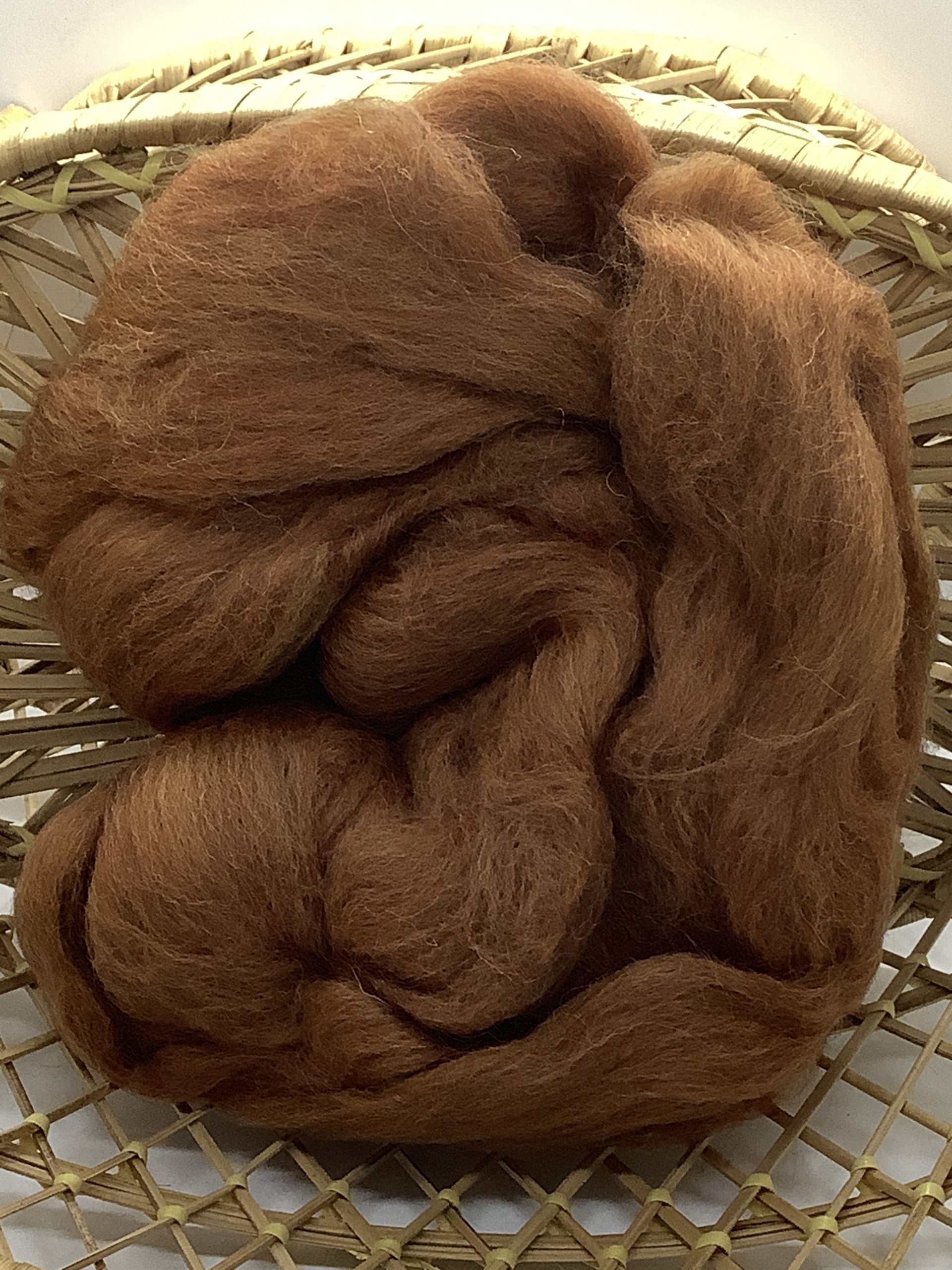 Needle Felting yarn Wool and Mixed Fibres Rust Mix 60g (21) The